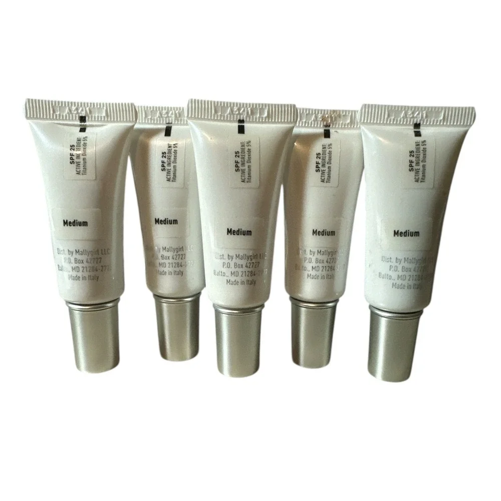 5 Pack Mally Cancellation Conditioning Face Concealer MEDIUM 0.3 fl.oz Each NEW